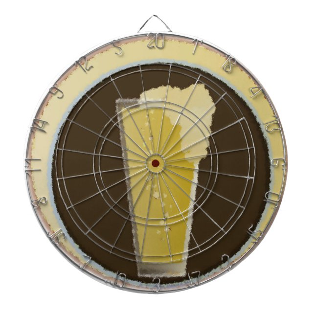 Tablero De Dardos Vidro de Cerveja (Frente)