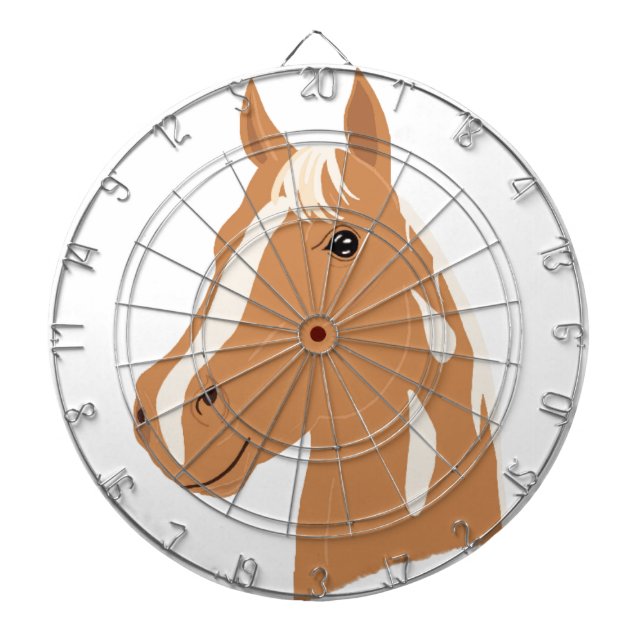 Tablero De Dardos Voo Vermelho do Cavalo Feliz (Frente)