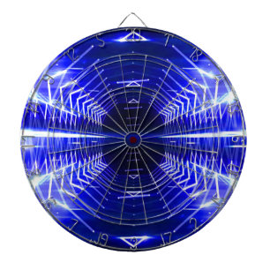 Tablero De Dardos Vórtex Legal Abstrato gráfico moderno, azul
