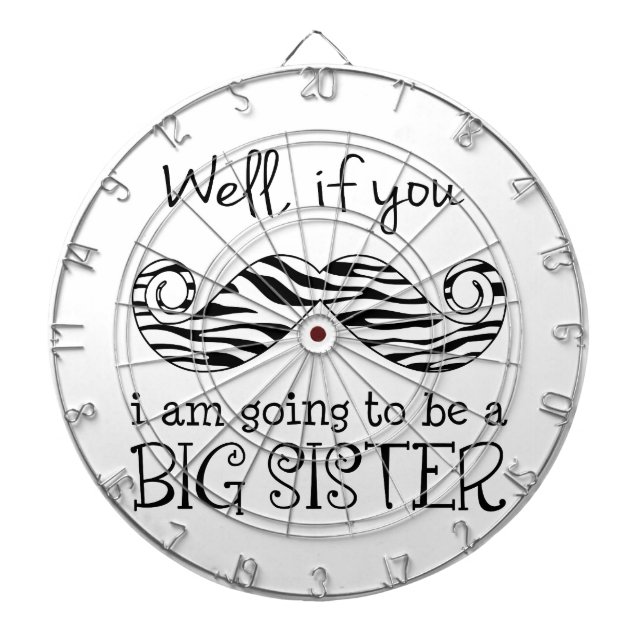 Tablero De Dardos Vou ser uma Irmã Grande (Frente)