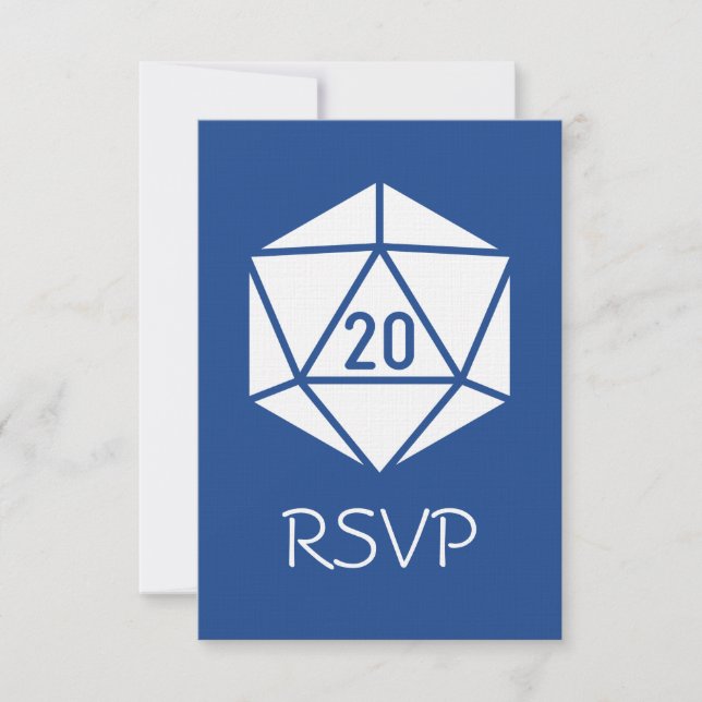 Tabletop Chic na Placa RSVP Azul (Frente)