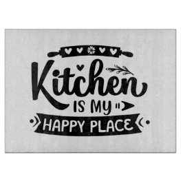 Tabua De Cortar A Cozinha É O Meu Lugar Feliz