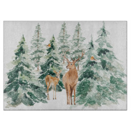 Tabua De Cortar Animais Rústicos Da Floresta