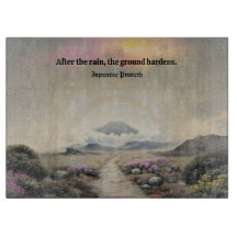 Após a chuva (Arte de Paisagem Japonesa com Aquare