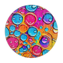 Arte de gotas de água abstratas