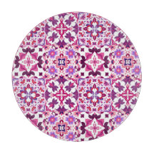 Azulejos Espanhóis Rosa e Roxo