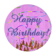 Boias cor-de-rosa Feliz Aniversário Festivo