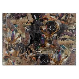 Tabua De Cortar Caça à fauna selvagem, cervo, pata e faisão