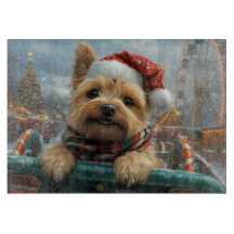 Cairn Terrier Dog Roller Porta copos Natal