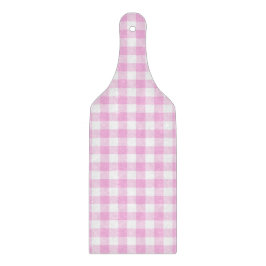 Tabua De Cortar Casa de Campo Cozinha Xadrez Rosa