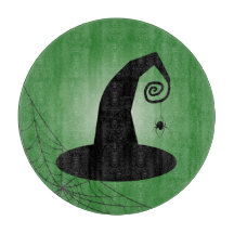 Chapéu de bruxa com Conselho de corte verde em tei