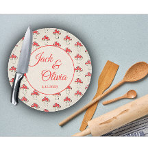 Cogumelos Fofo Retro Kawaii Nome do Casal Personal