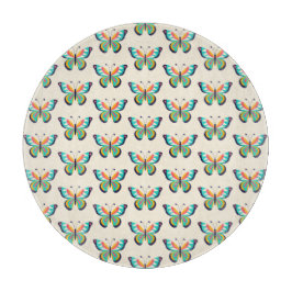 Tabua De Cortar Com borboleta de texto