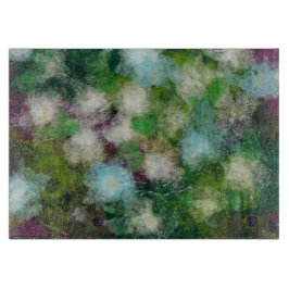 Tabua De Cortar conselho abstrato floral de corte