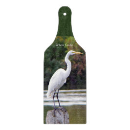 Tabua De Cortar Conselho de corte de pás de guindaste branco