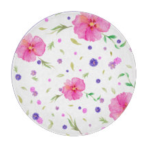 Conselho de Corte de Vidro Floral - Presente da Na