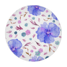 Conselho De Corte Floral De Aquarela - Presente Ar