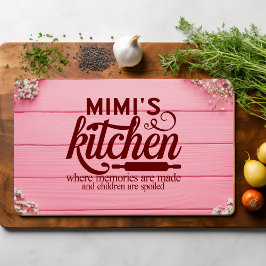 Tabua De Cortar Cozinha Mimis onde são feitas as memórias