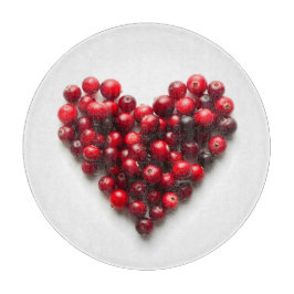 Tabua De Cortar Cranberry Heart