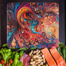 Design abstrato vibrante