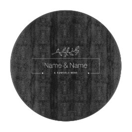 Tabua De Cortar Design de casamento natural minimalista orgânico E