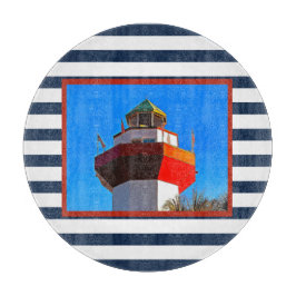 Tabua De Cortar Farol da Cidade do Porto de Hilton Head, Striped