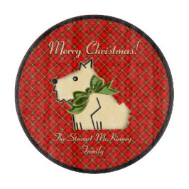 Tabua De Cortar Felpudo Wuzzy Scottish Guarda (Personalizada)