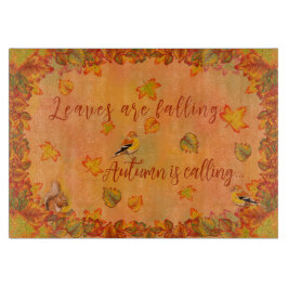 Tabua De Cortar Folgas estão caindo outono está chamando de Consel