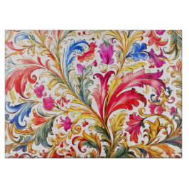 Tabua De Cortar Folhas de Design Florentine de rico