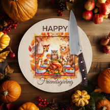 Folhas de outono de Animais Florestais de Amizade