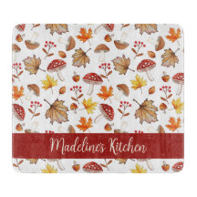 Folhas e Cogumelos de cozinha personalizados