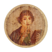 Fresco de Sappho em Pompeia
