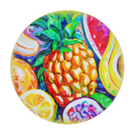 Tabua De Cortar Frutas De Banana Laranja De Ananás. Comprar Agora