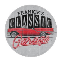 Garagem Clássica do Carro Faux Neon 1950