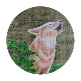 Tabua De Cortar Howling Coyote