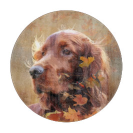 Tabua De Cortar Irish Red Setter, Irish Setter
