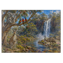 Majestosa Cachoeira da Vida Selvagem Australiana