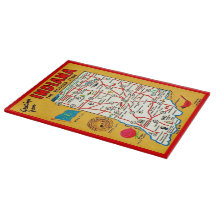 Mapa do Hoosier de Indiana