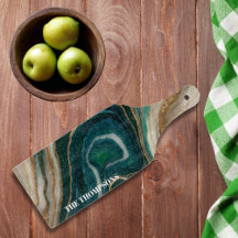 Marble Green Gold Glitter Elegant Personalized 