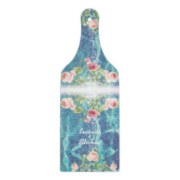 Tabua De Cortar Nomes de casais romenos, azuis e personalizados