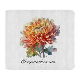 Tabua De Cortar Ouro Harvest Chrysanthemum, personalizado