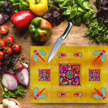 Ouro Huichol Mexicano e Padrões de Arte Roxo