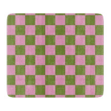 Padrão Gingham Verdejado Rosa