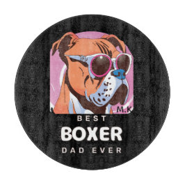 Tabua De Cortar Pai de sobrevoo do Cão do Boxão Retro da Vintage M