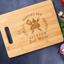 Personalized Grill Master BBQ Custom Name