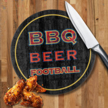 Quadro para Fã de Futebol, Cerveja e Churrasco