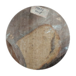Tabua De Cortar Saco com fatia de pão