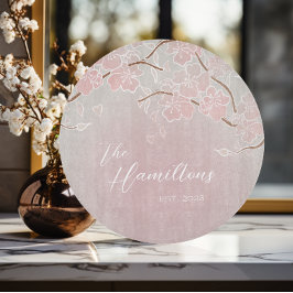 Tabua De Cortar Sakura Blossom - Ano Personalizado Estabelecido