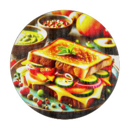 Tabua De Cortar Saudável Encontra-Se Incomodado: Uma Delícia De Qu