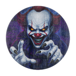 Tabua De Cortar Scary Clown Cutting Board 